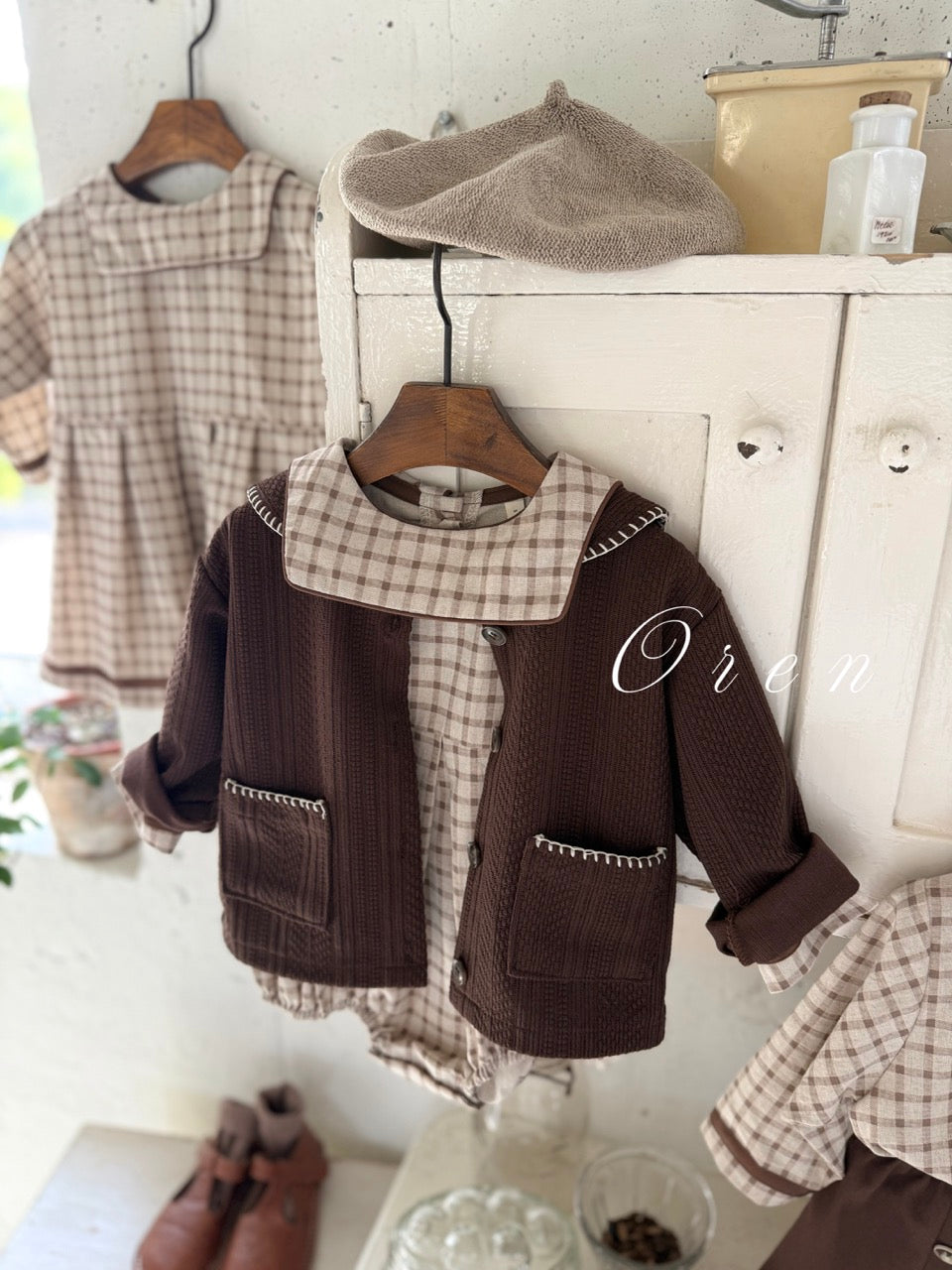 韓國童裝 25秋 | OR25316 Lucien Melo Cardigan