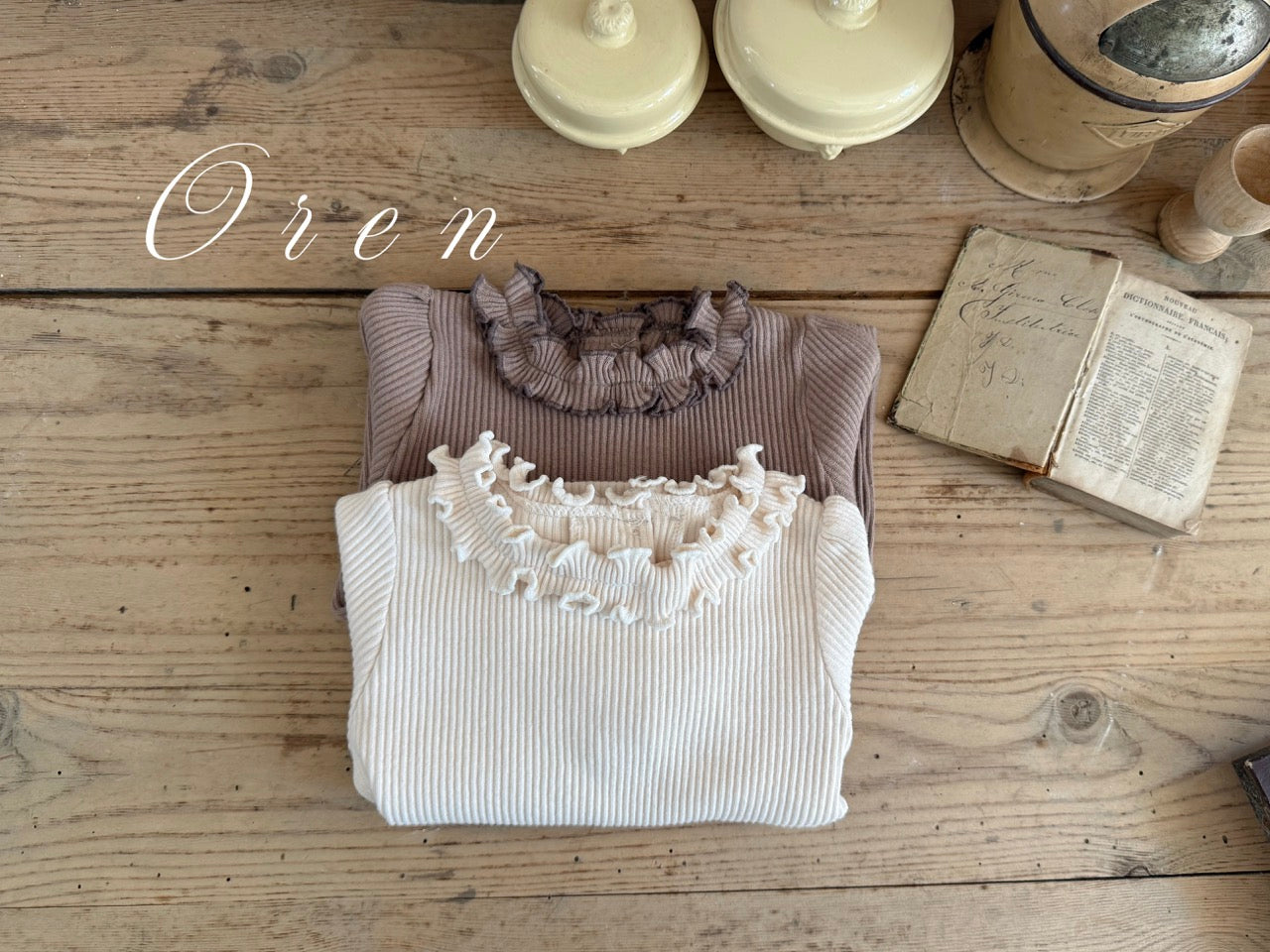 韓國童裝 25秋 | OR25315 Frill Golf Tee