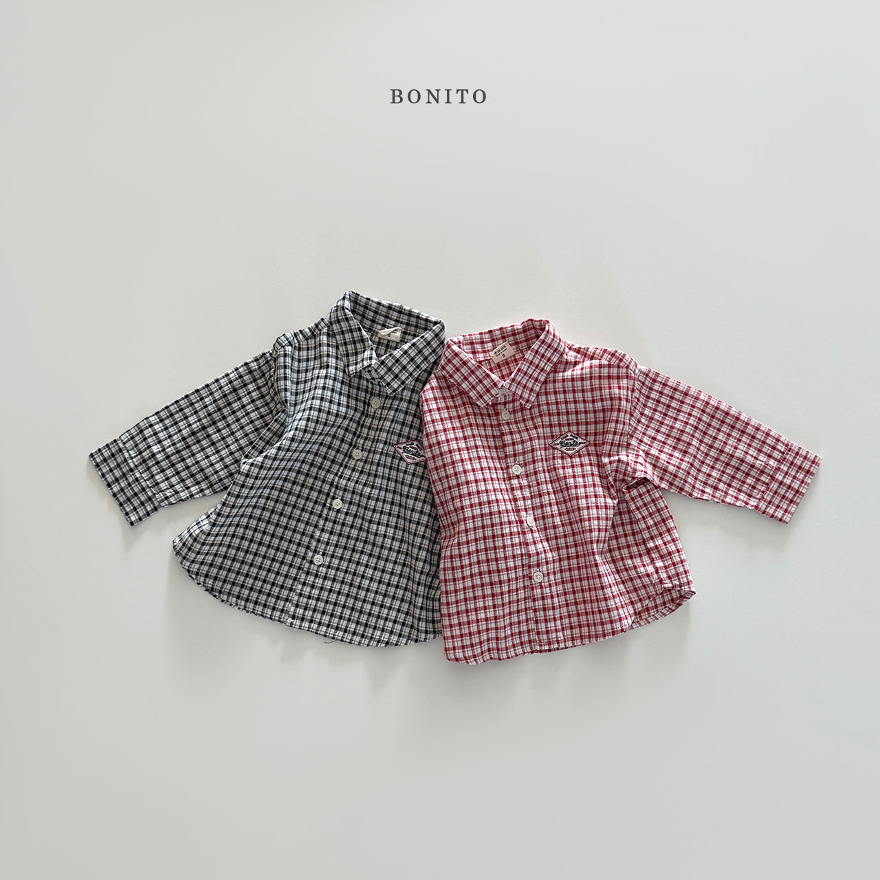 韓國童裝 25秋| BT25326 CHECKERED SHIRT (70-140CM)