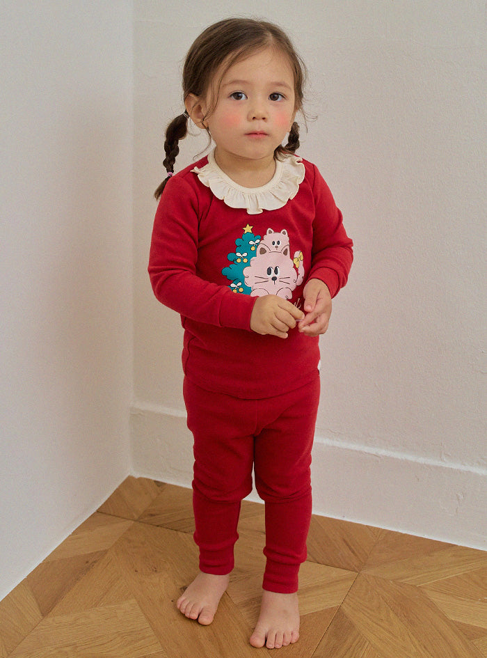SALE 室內服團購 (30/9截單) 無螢光長袖套裝 Christmas 24 LS28