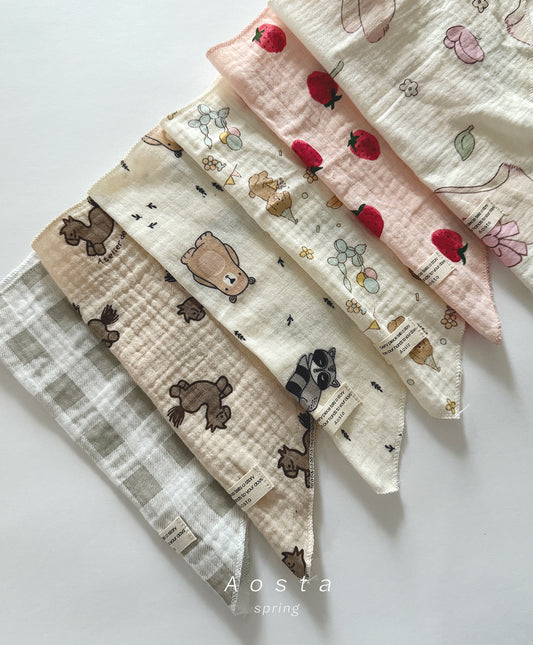 韓國童裝 26春 | AO26123 Bongbong Scarf