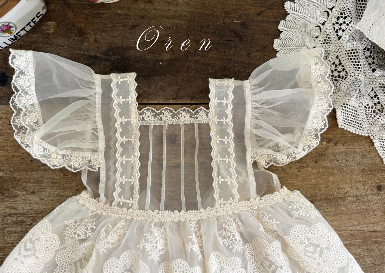 韓國童裝 25秋 | OR25347 Minette Organza Bustier