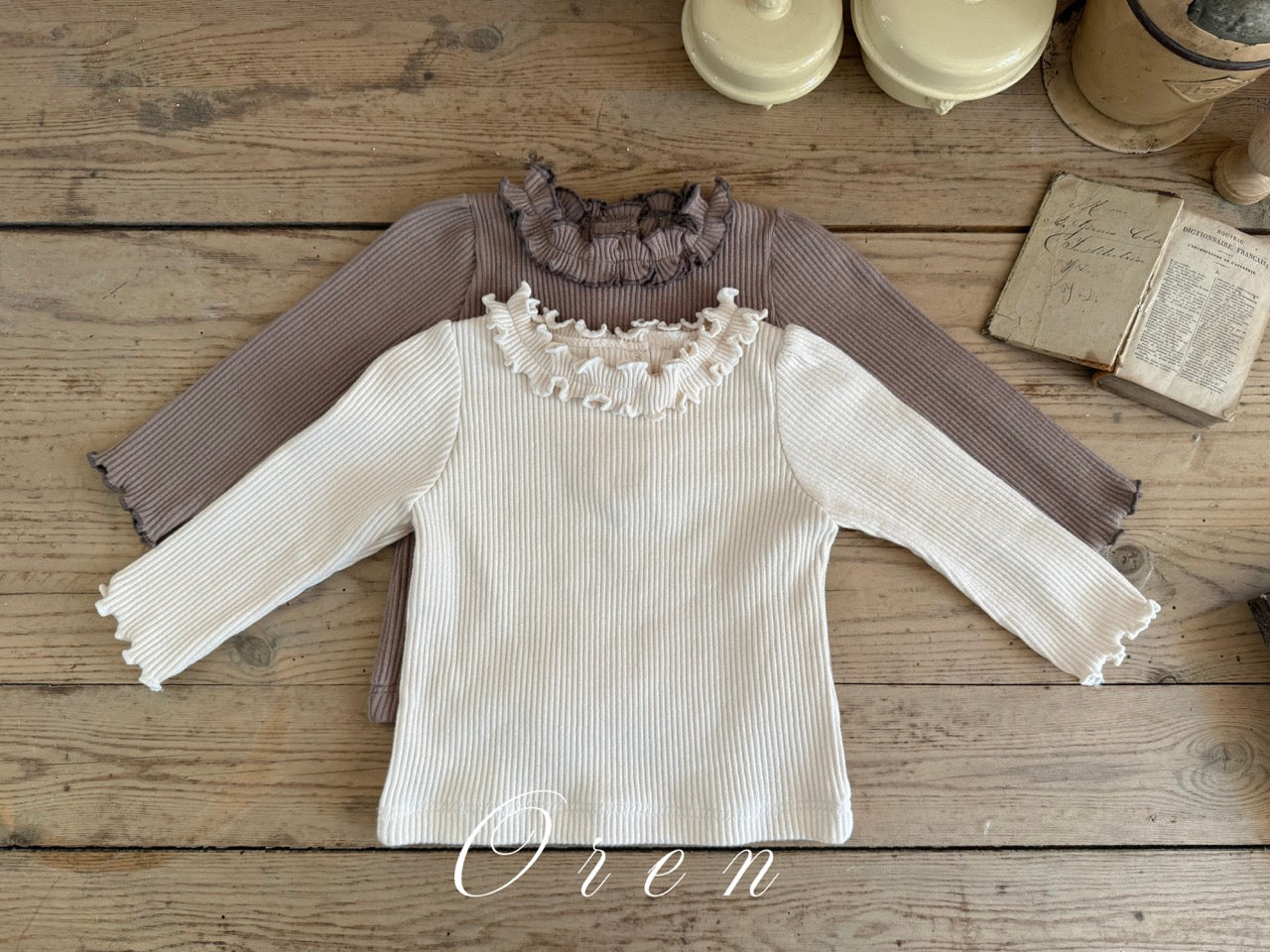 韓國童裝 25秋 | OR25315 Frill Golf Tee