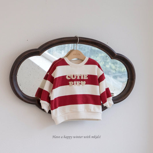 韓國童裝 25秋冬 | MD25462 Stripe MTM