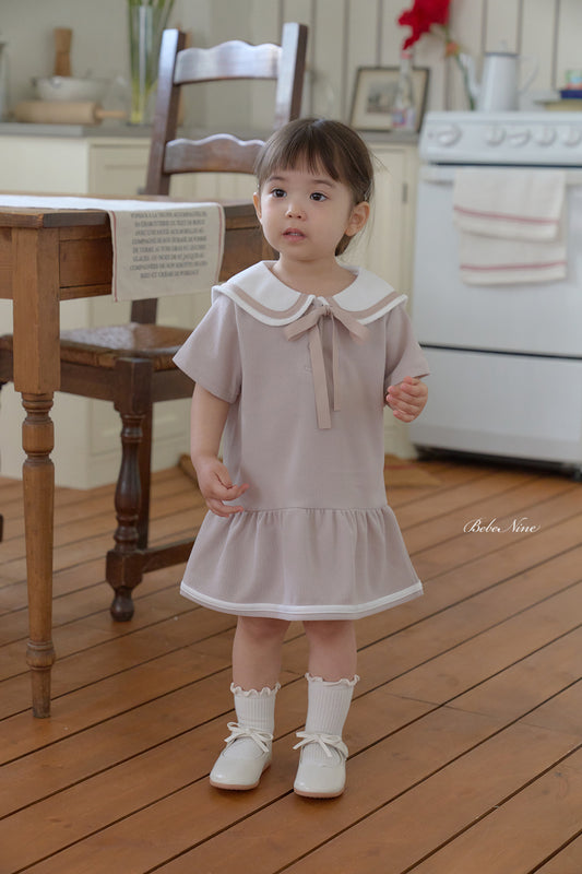 韓國童裝 26夏| BN04 Adele Sailor Dress 阿黛爾水手洋裝