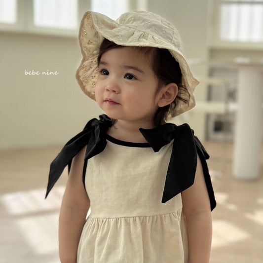 韓國童裝 25夏| BN25202 Lace Bucket Hat