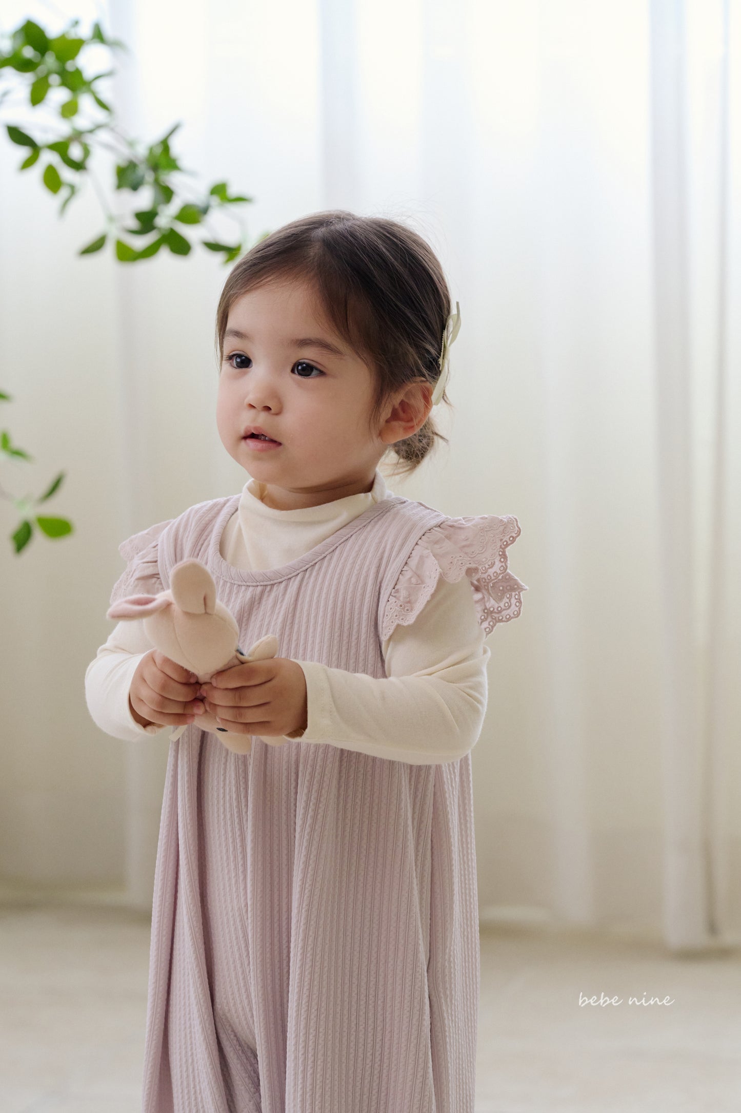 韓國童裝 25秋| BN25344 SOFT MOCK NECK TEE