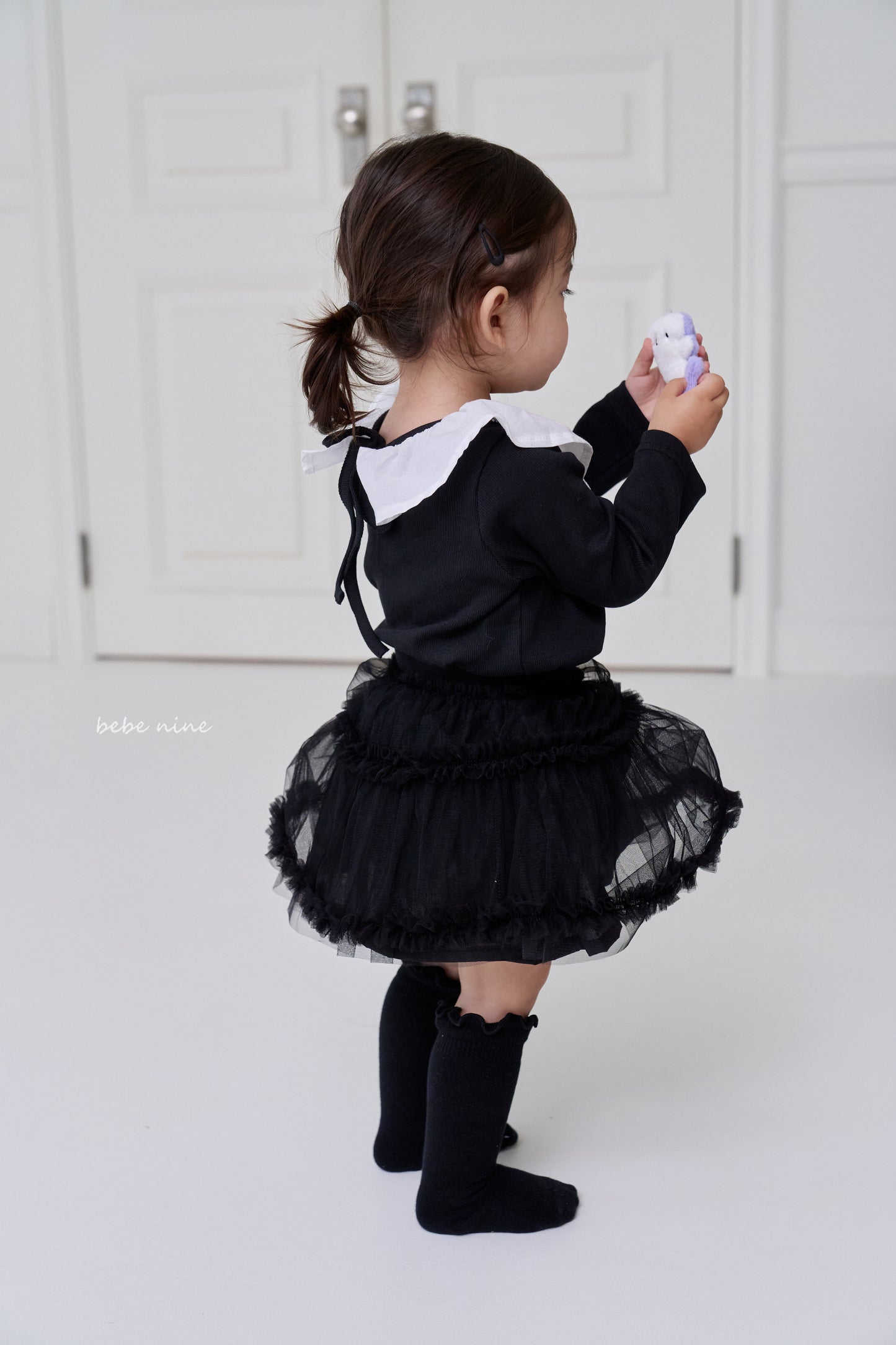 韓國童裝 25秋| BN25332 ROSE RIBBON BLOUSE