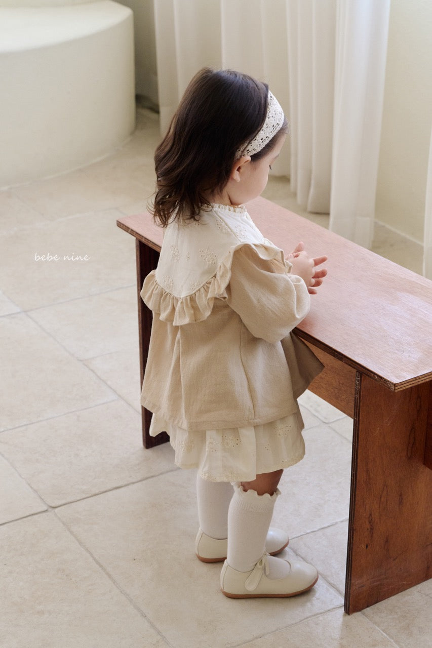 韓國童裝 25秋| BN25371 ELLA BLOOMER SET