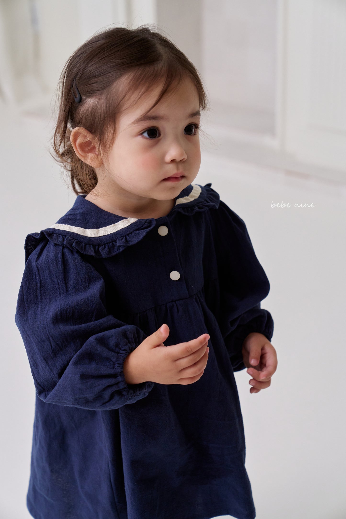 韓國童裝 25秋| BN25329 FRILL SAILOR DRESS
