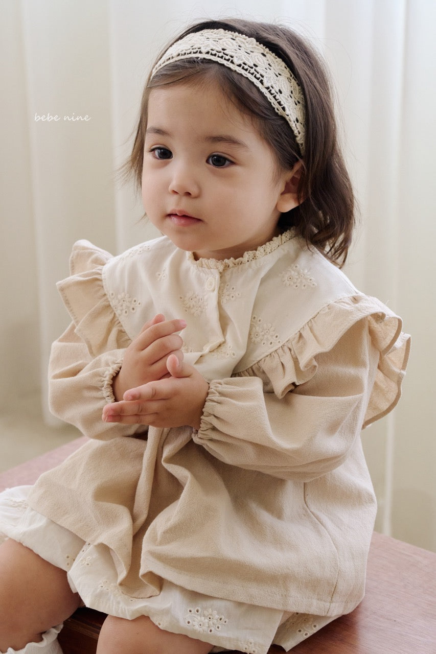 韓國童裝 25秋| BN25371 ELLA BLOOMER SET