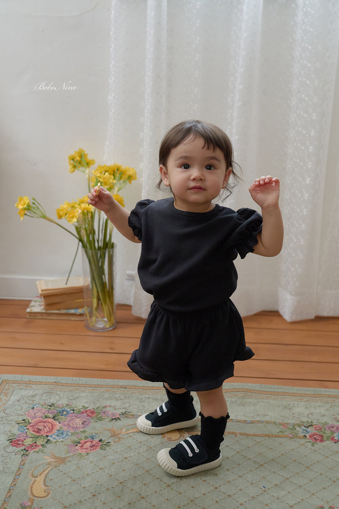 韓國童裝 26夏| BN12 Puff Shorts Set 泡泡袖短褲套裝