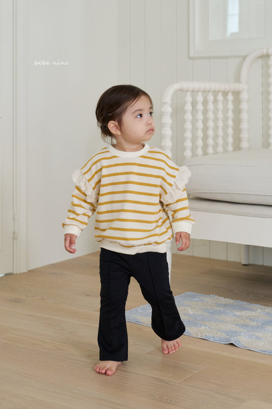 現貨▷ 韓國童裝 BEBENINE Bonnie Frill Sweatshirt (95/115cm)
