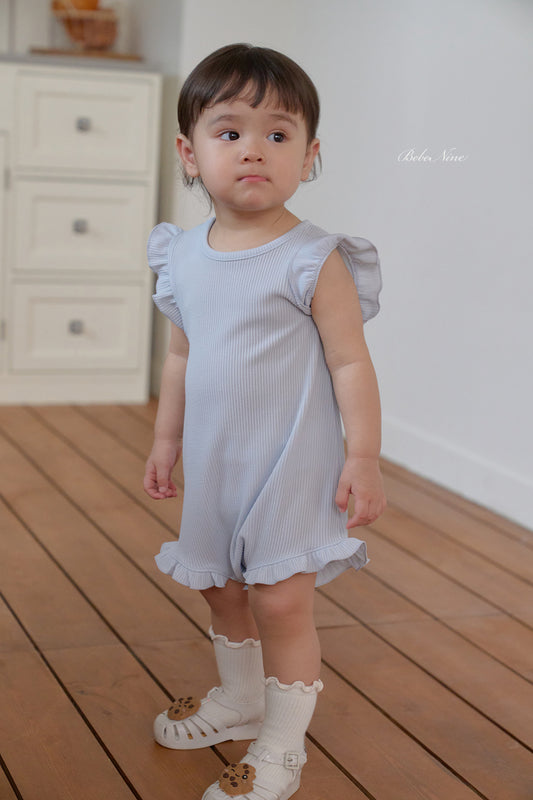 韓國童裝 26夏| BN33 Frills Suit 荷葉邊連身衣