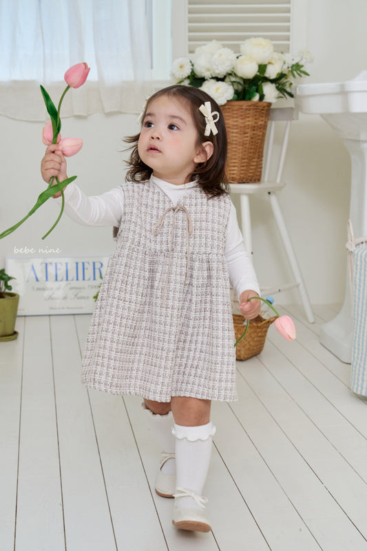 現貨▷ 韓國童裝 25秋| BN25328 CHARLOTTE DRESS