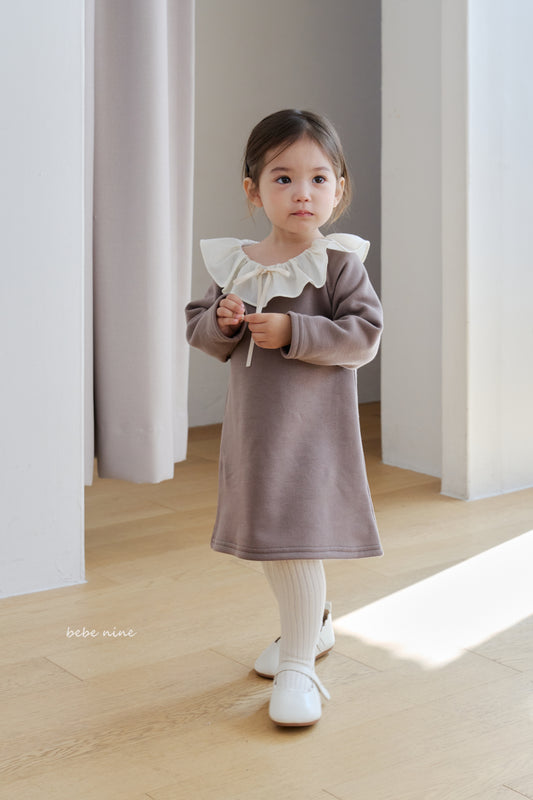 韓國童裝 25秋冬| BN25434 Sage Frill Dress