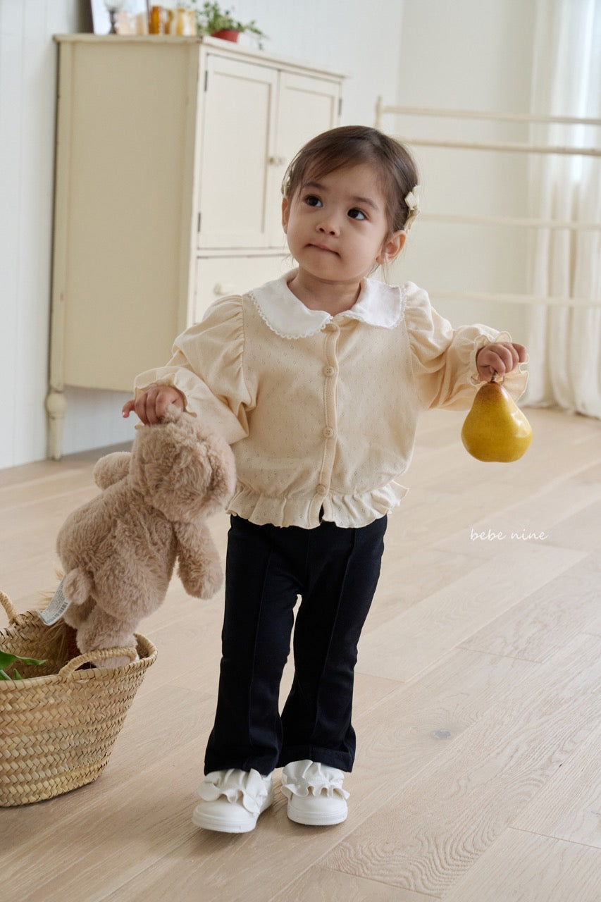 韓國童裝 25秋| BN25365 EDEL FRILL CARDIGAN