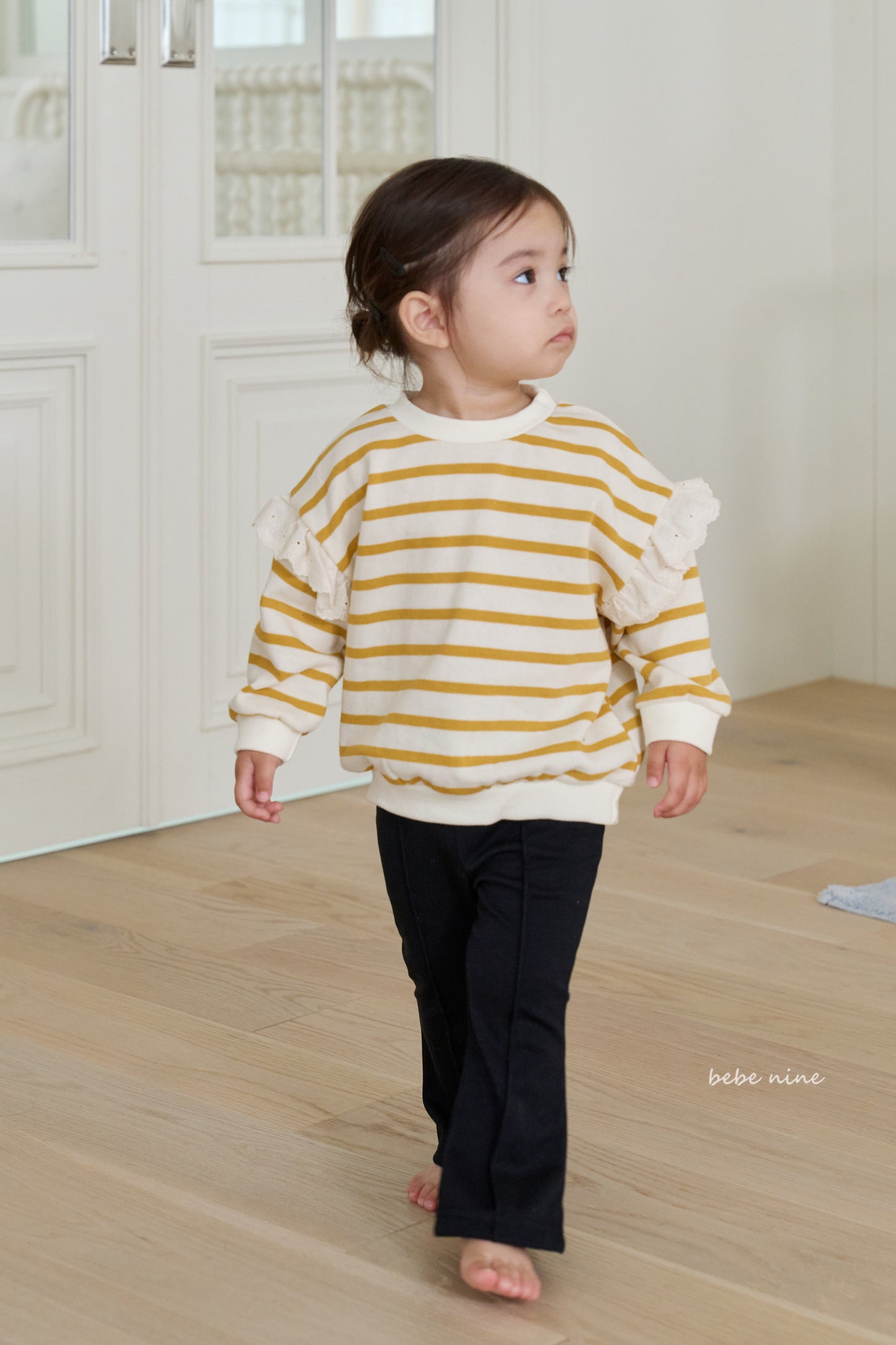 韓國童裝 25秋| BN25343 BONNIE FRILL SWEATSHIRT