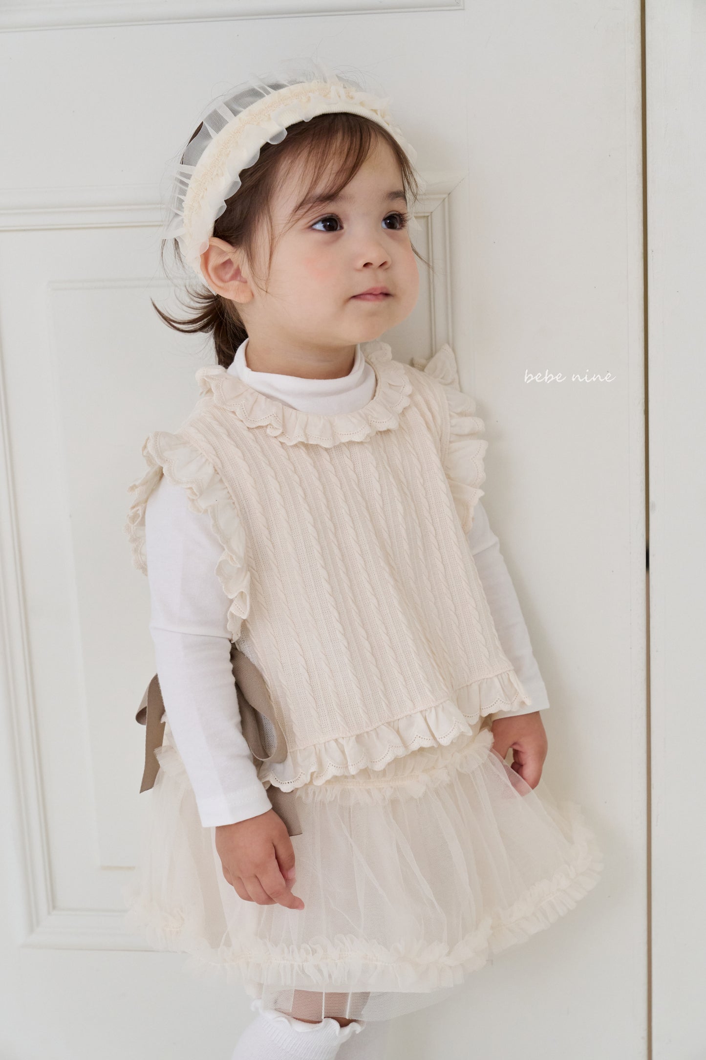 韓國童裝 25秋| BN25346 CELINE KNIT VEST
