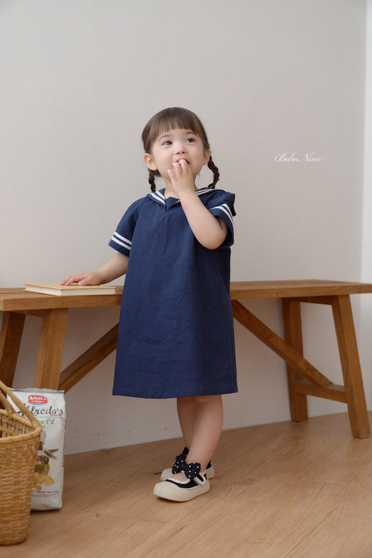 BN77 Lia Marine Dress 莉亞海軍風洋裝