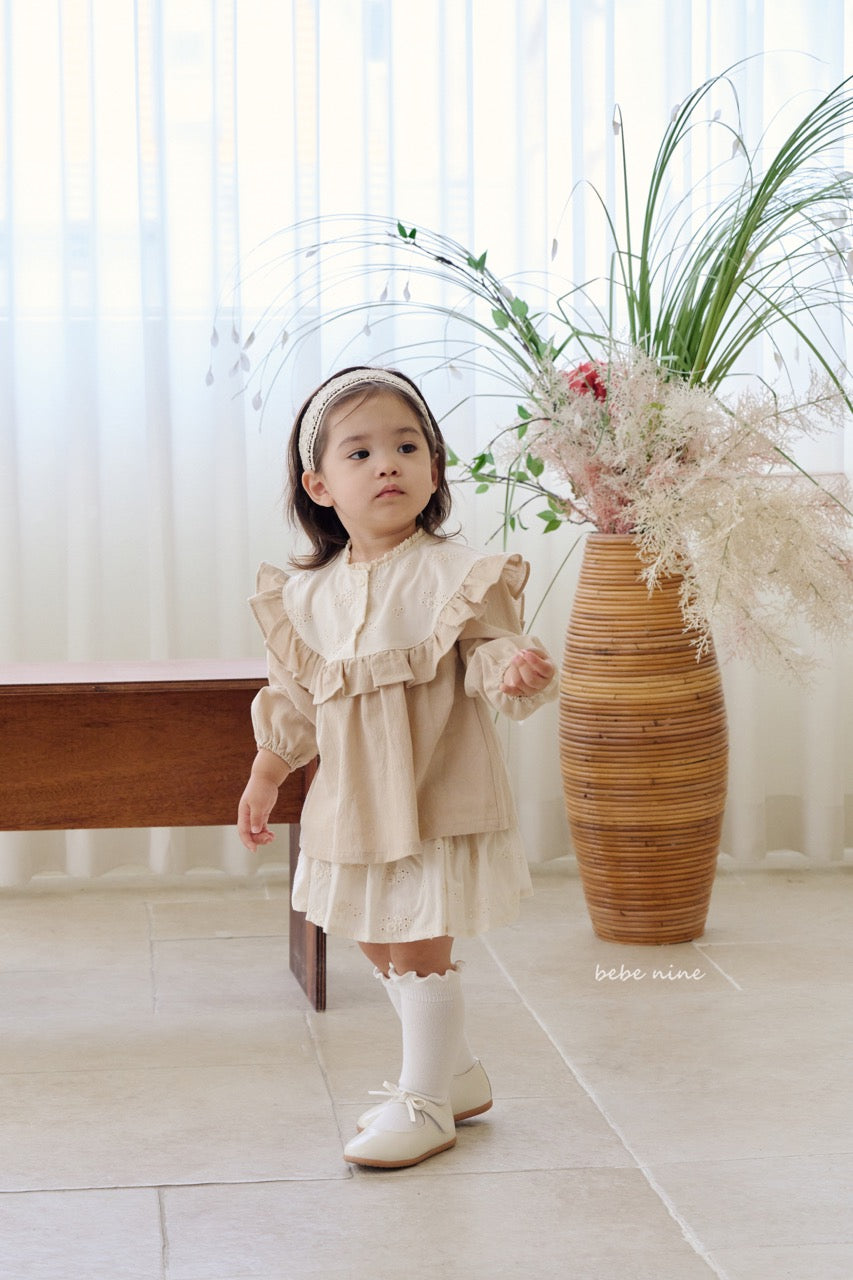 韓國童裝 25秋| BN25371 ELLA BLOOMER SET