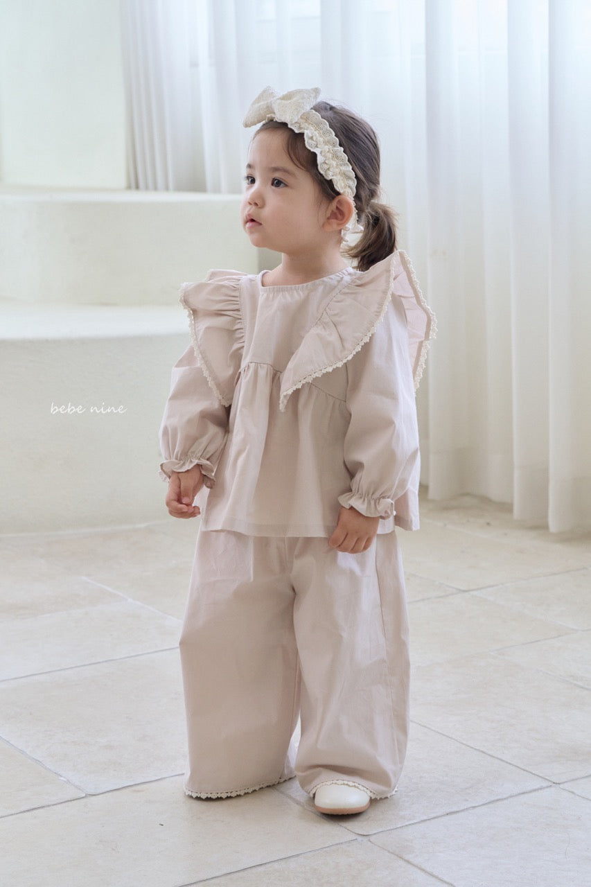 韓國童裝 25秋| BN25360 CLORA LACE PANTS