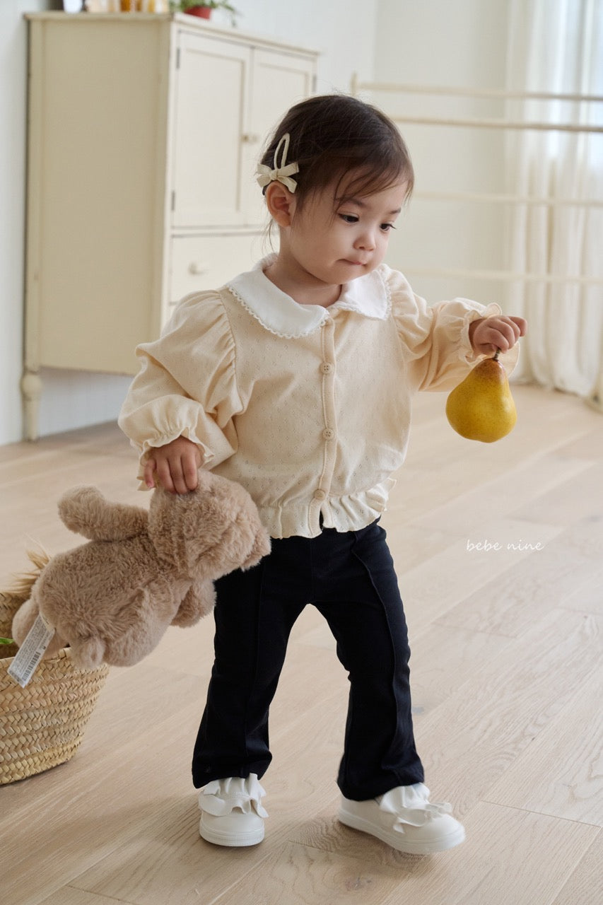 韓國童裝 25秋| BN25365 EDEL FRILL CARDIGAN