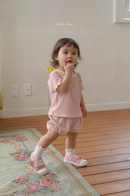 韓國童裝 26夏| BN27 Picnic Bloomer Set 野餐燈籠褲套裝