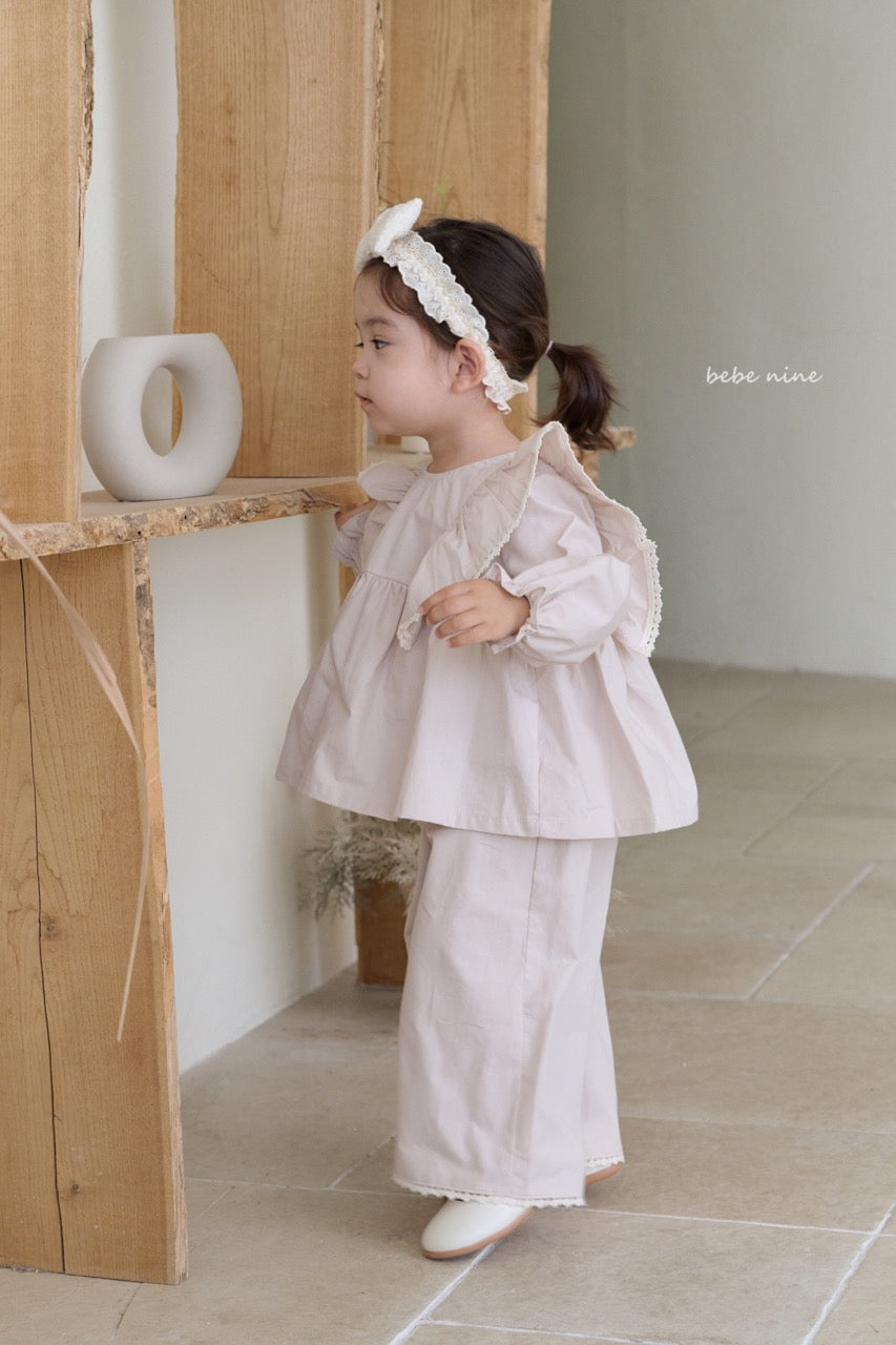 韓國童裝 25秋| BN25360 CLORA LACE PANTS