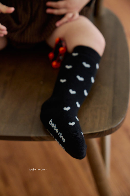 韓國童裝 26春 | BN39 Nine Heart Socks (4p) (65~110cm)