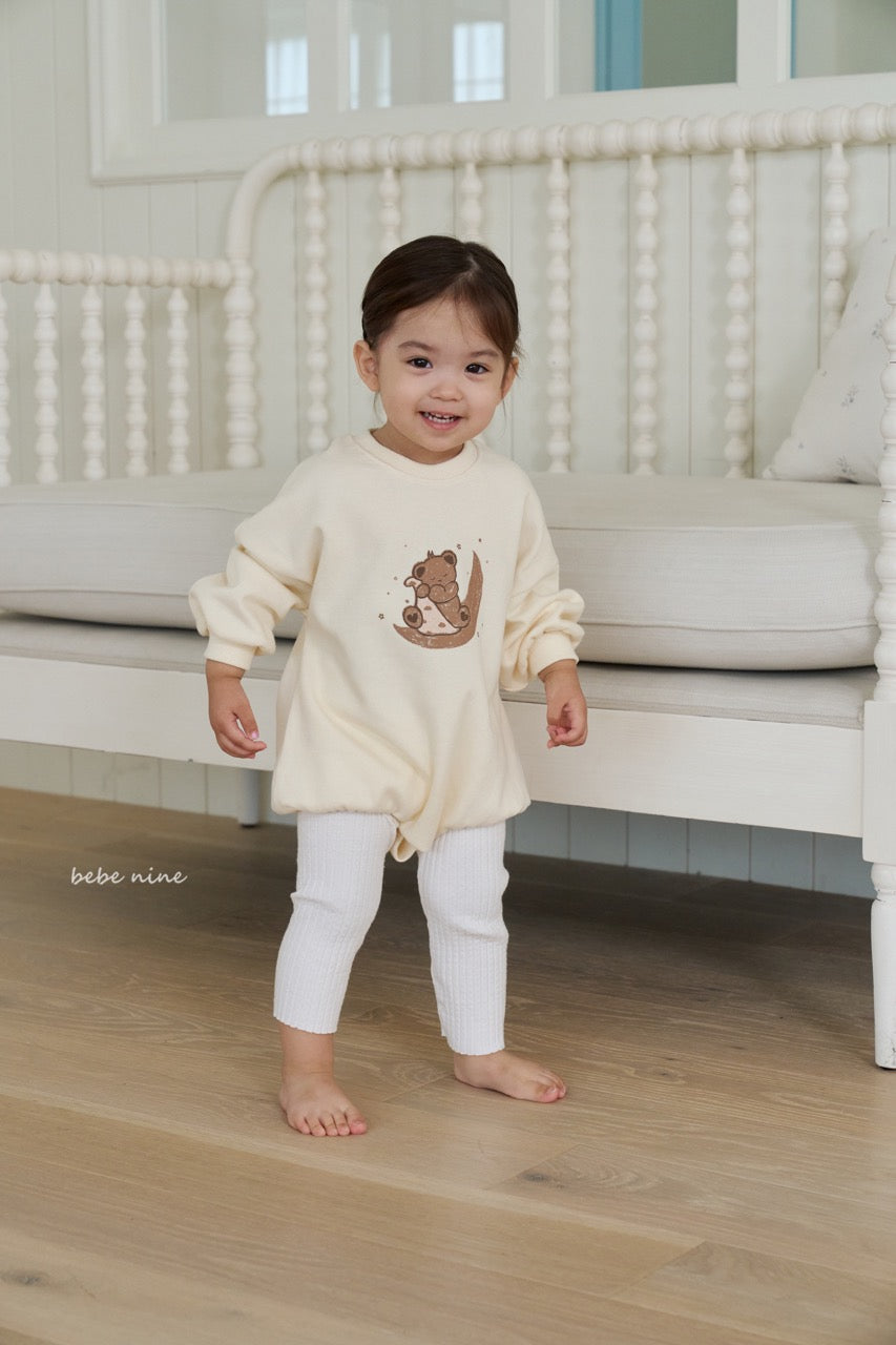 韓國童裝 25秋| BN25354 BASIC RIBBED LEGGINGS