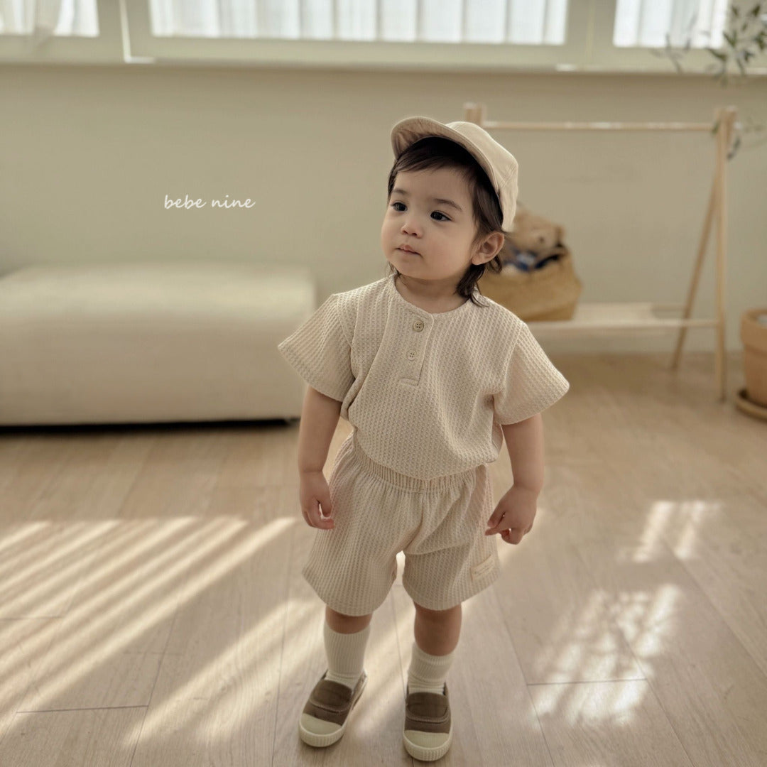 韓國童裝 25夏| BN2532 Creamy Waffle Set (Baby & Kids) #同品牌4件85折