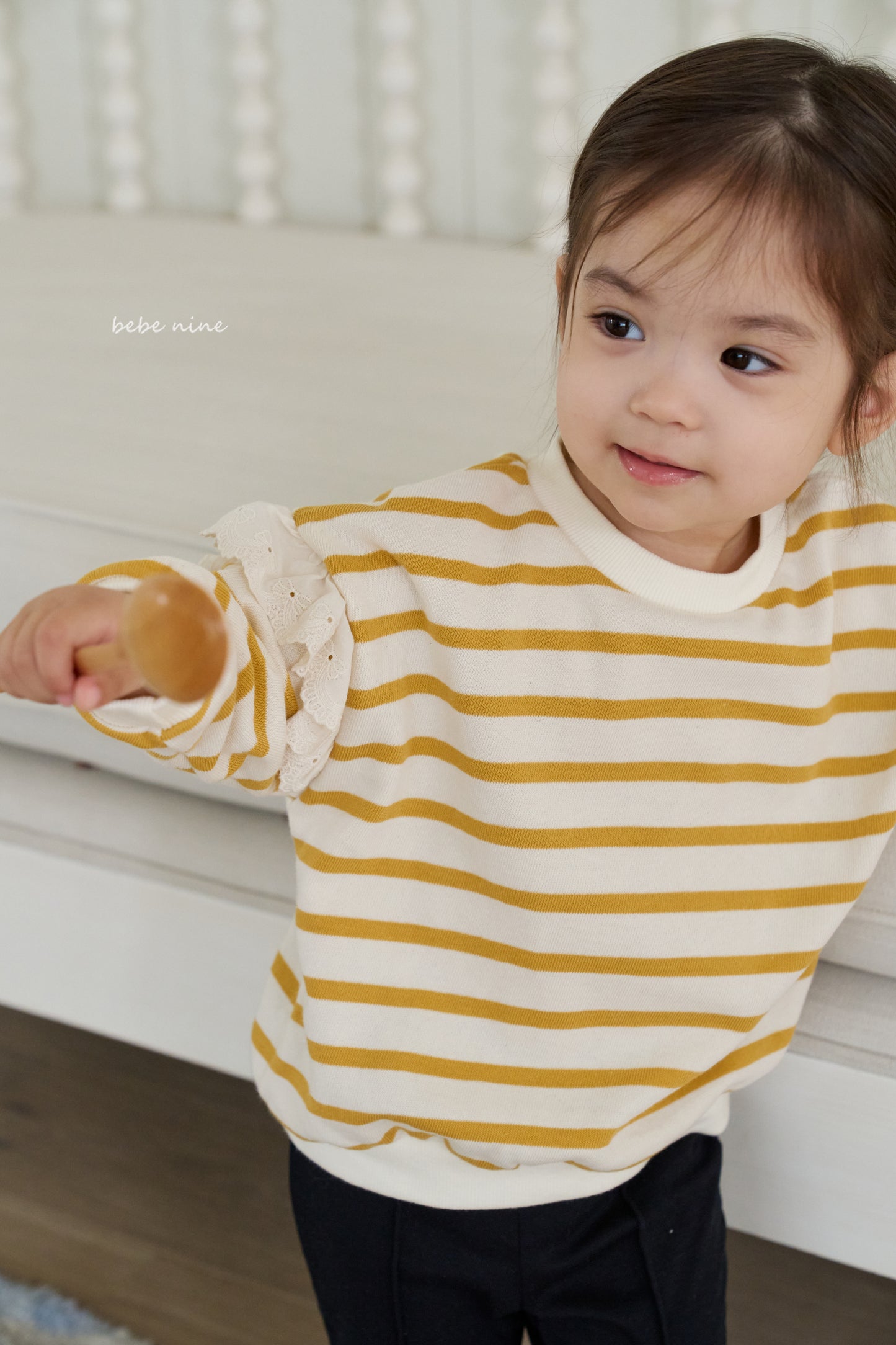 韓國童裝 25秋| BN25343 BONNIE FRILL SWEATSHIRT