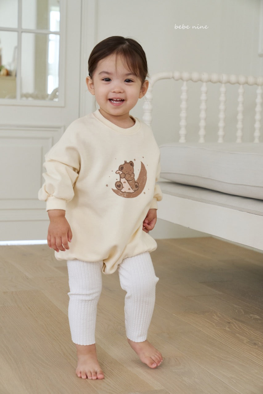 韓國童裝 25秋| BN25354 BASIC RIBBED LEGGINGS
