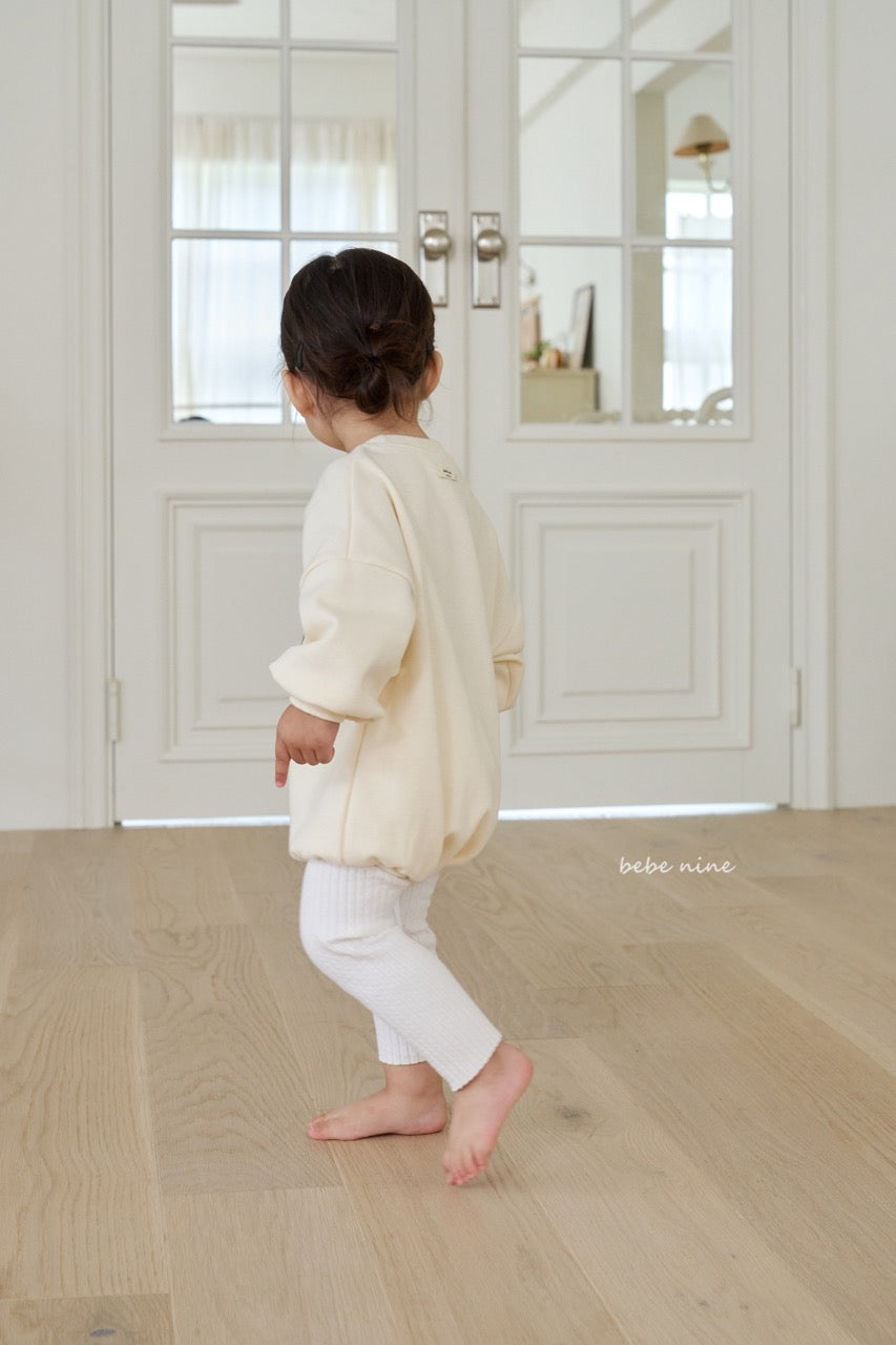 韓國童裝 25秋| BN25354 BASIC RIBBED LEGGINGS