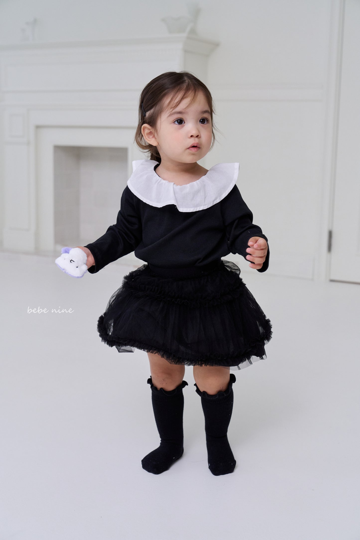 韓國童裝 25秋| BN25332 ROSE RIBBON BLOUSE