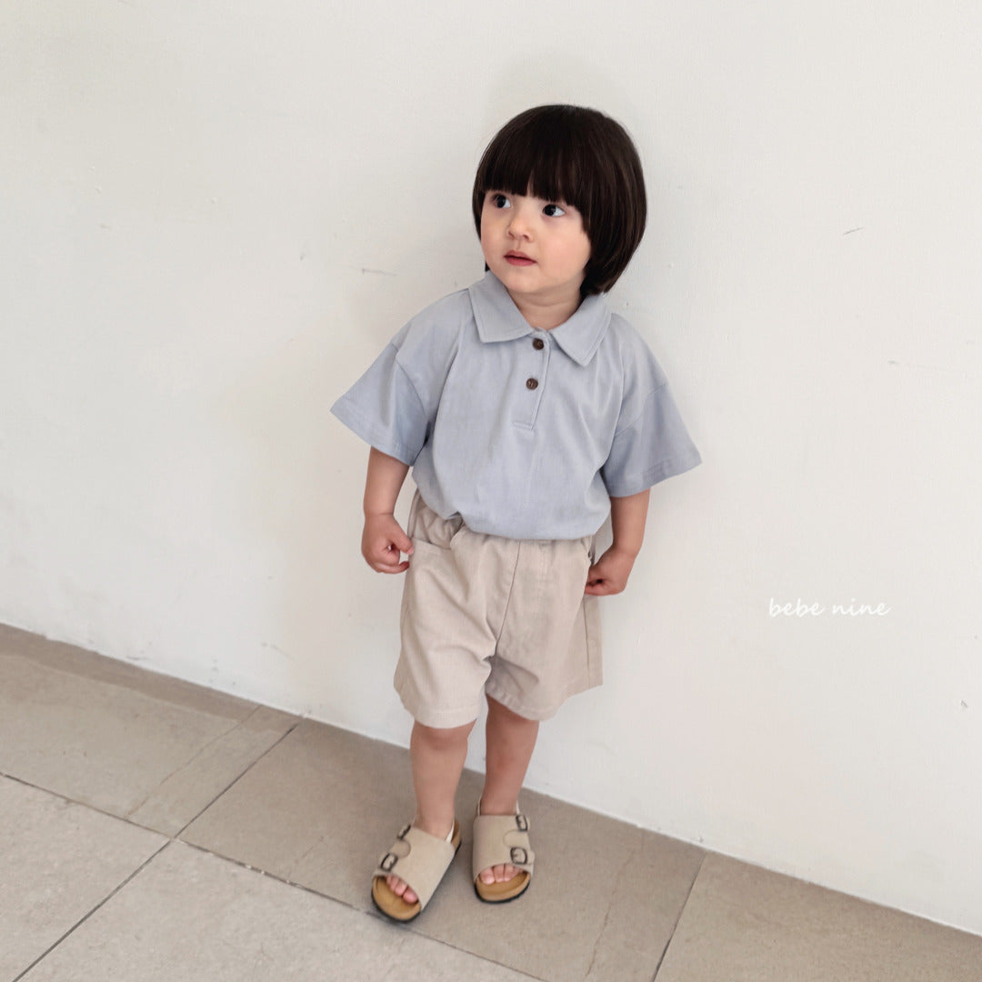 韓國童裝 25夏| BN25272 LUCAS POLO TEE #同品牌4件85折