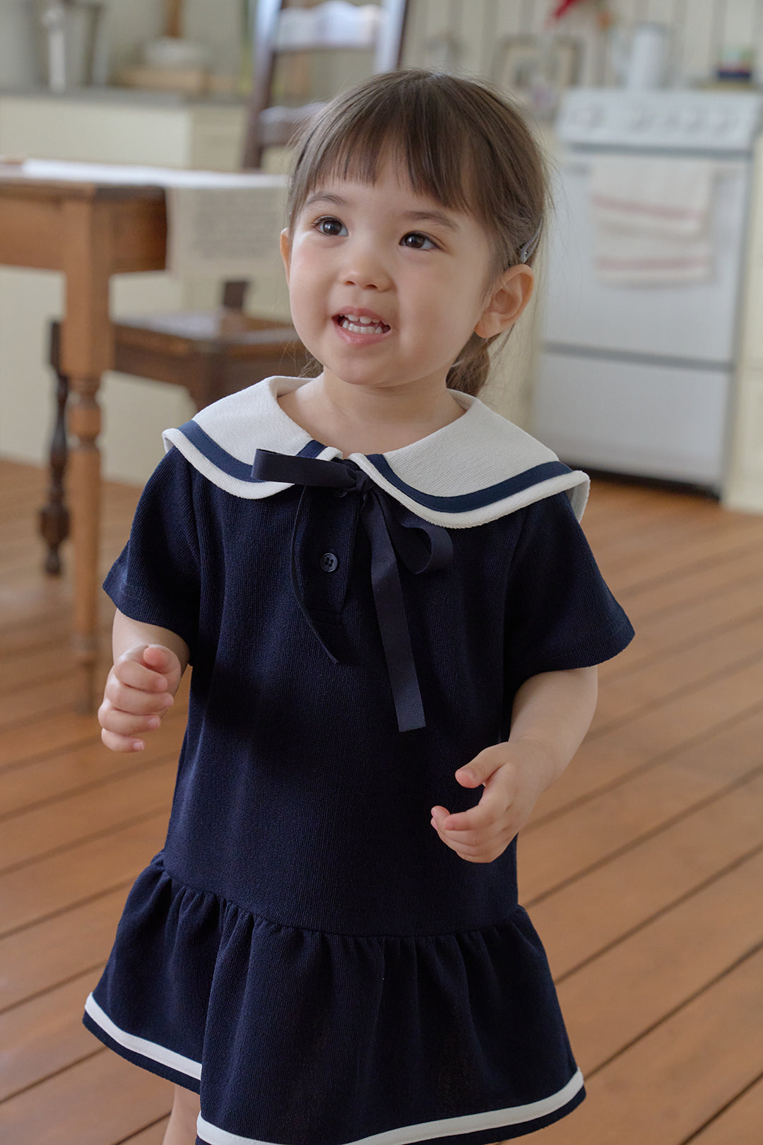 韓國童裝 26夏| BN04 Adele Sailor Dress 阿黛爾水手洋裝