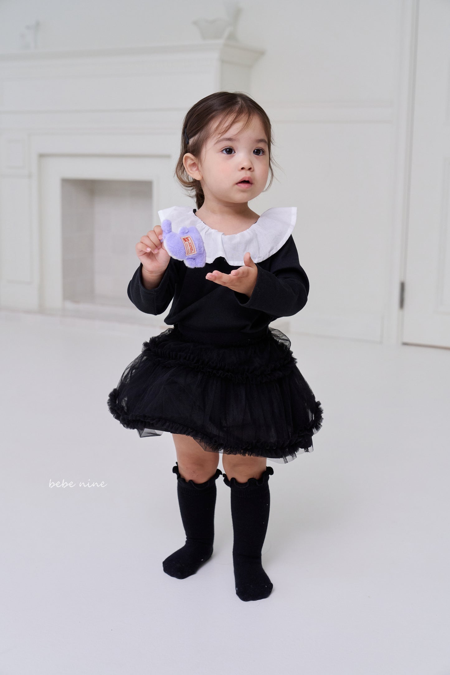 韓國童裝 25秋| BN25332 ROSE RIBBON BLOUSE