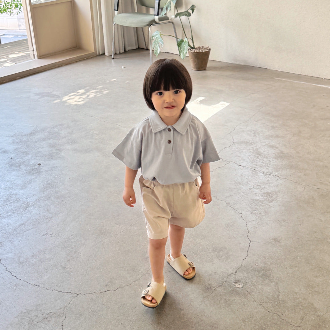 韓國童裝 25夏| BN25272 LUCAS POLO TEE #同品牌4件85折