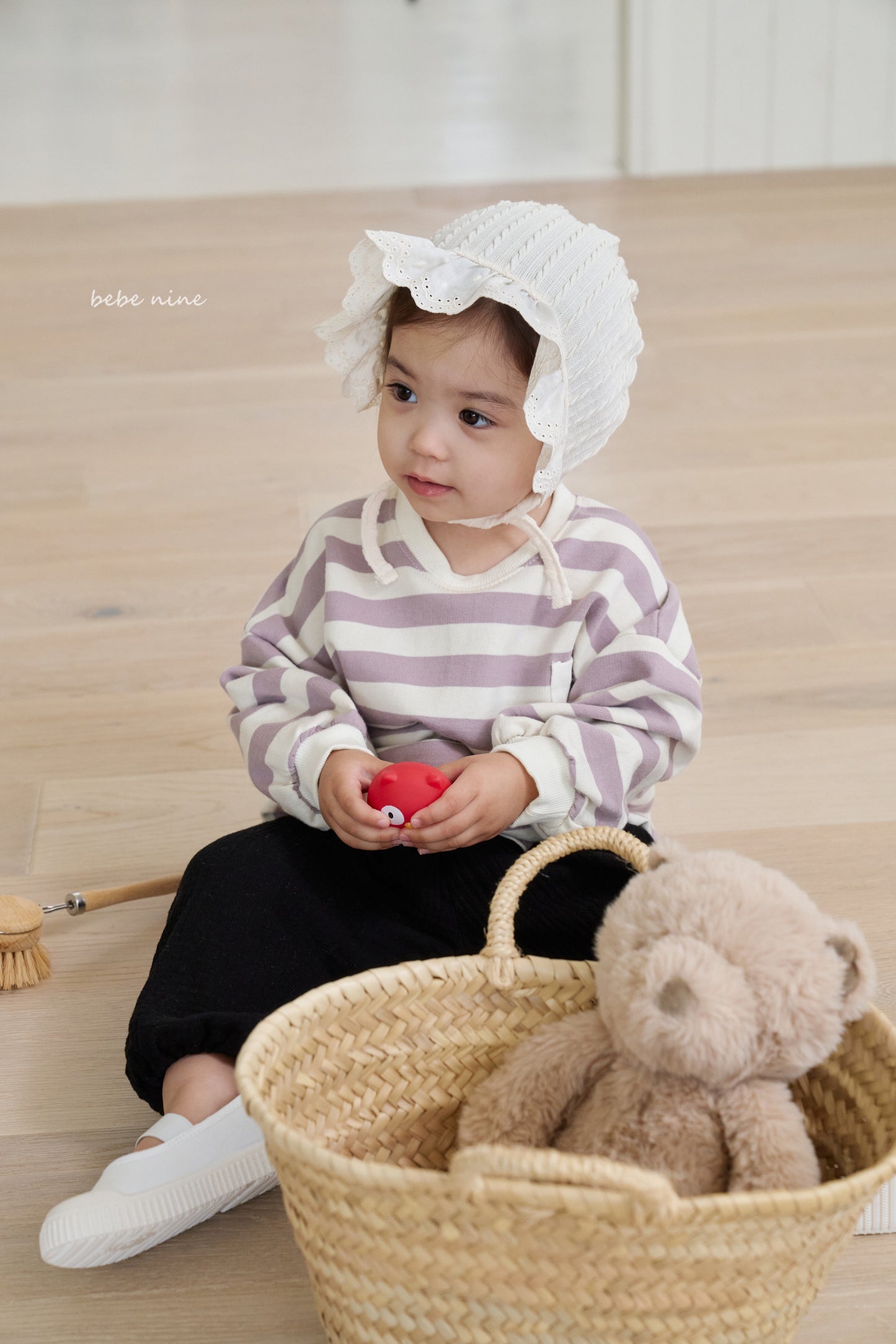 韓國童裝 25秋| BN25319 KNIT BONNET