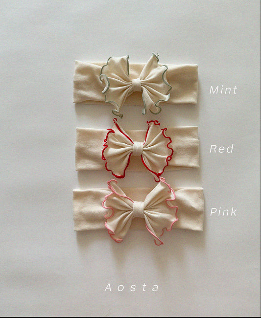 韓國童裝 26春 | AO26118 Ribbon Hairband