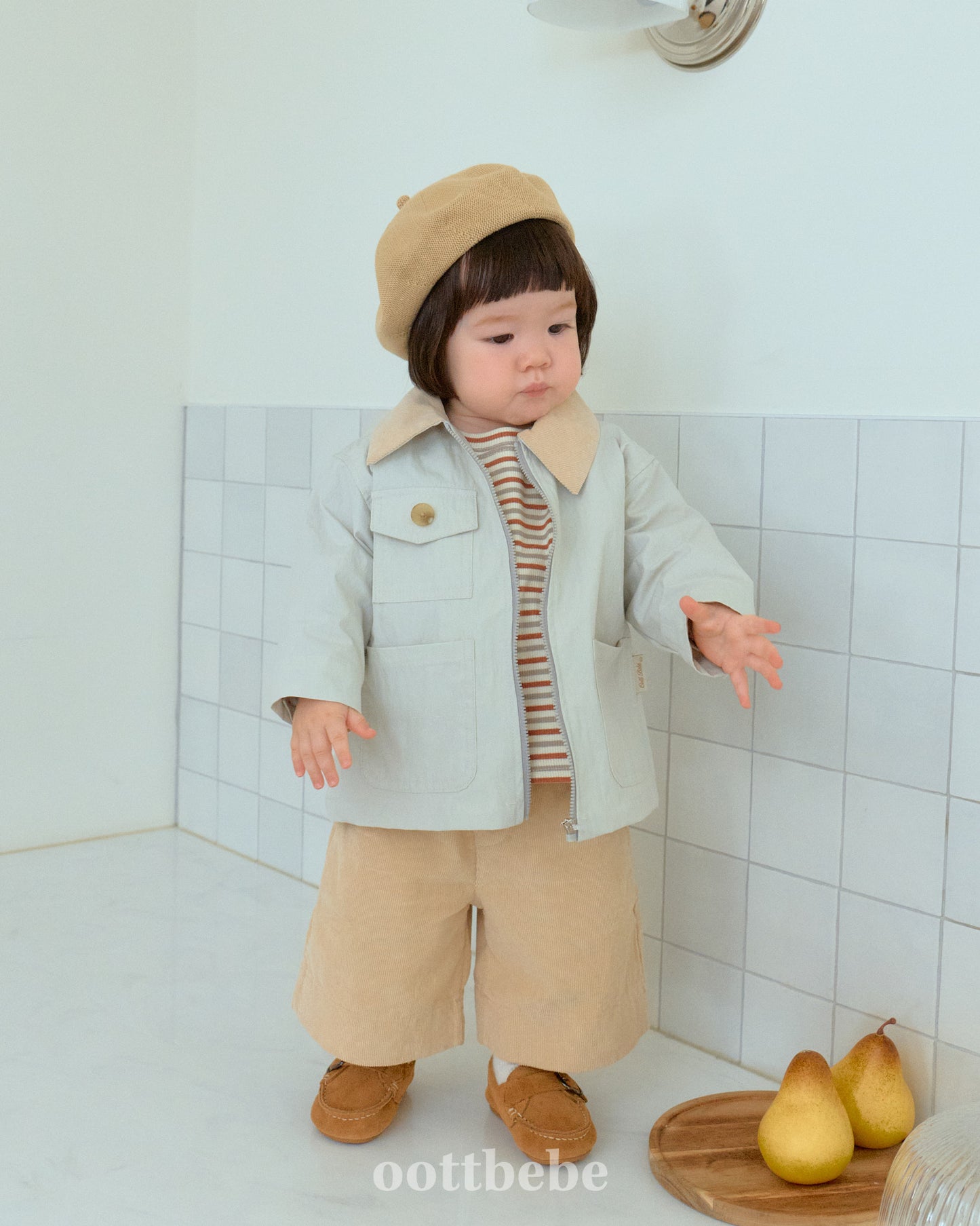 韓國童裝 | OT25323 Coller Jacket