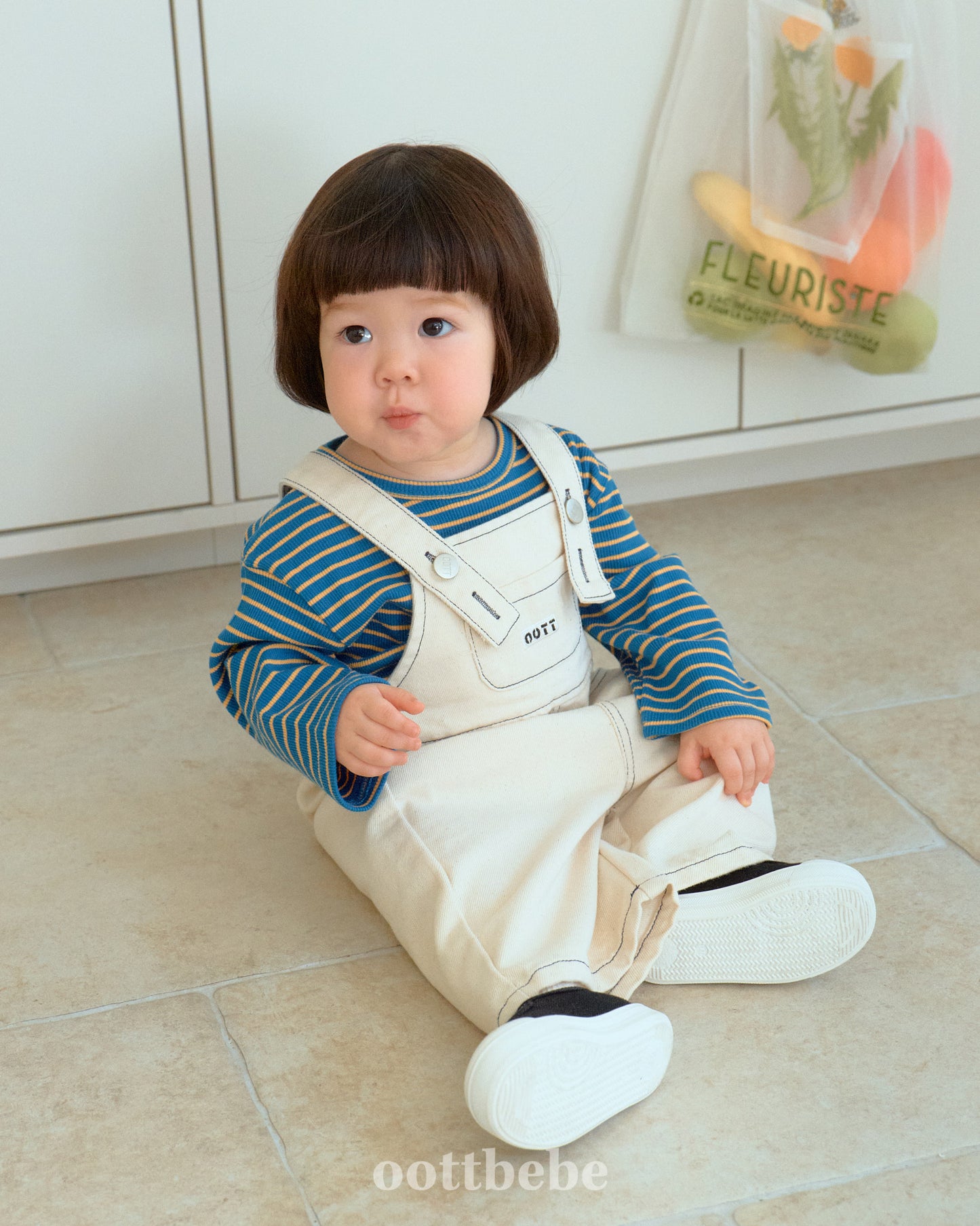 韓國童裝 | OT25327 Denim Overall