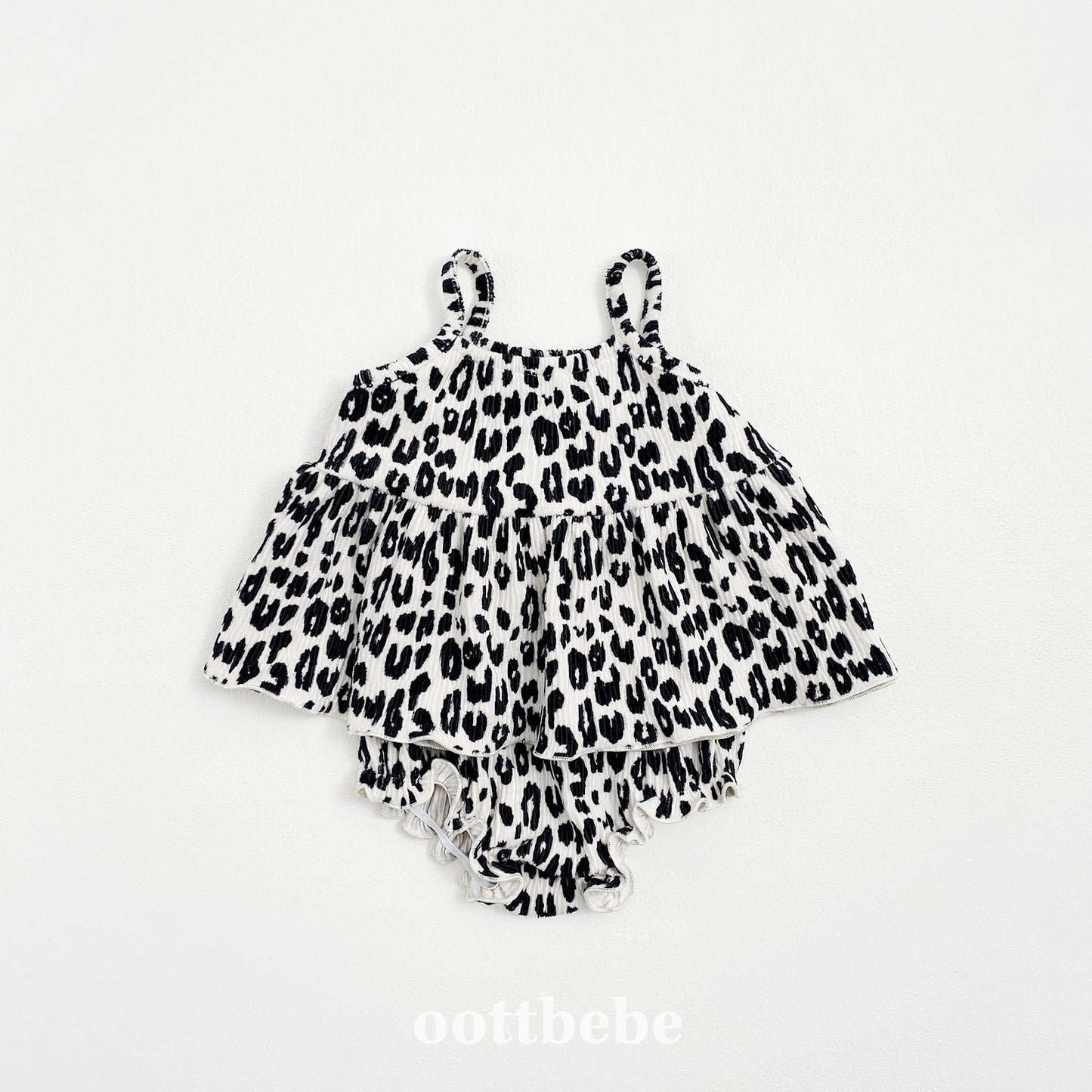 韓國童裝 | OT25348 Roar! Baby Top and Bottom set
