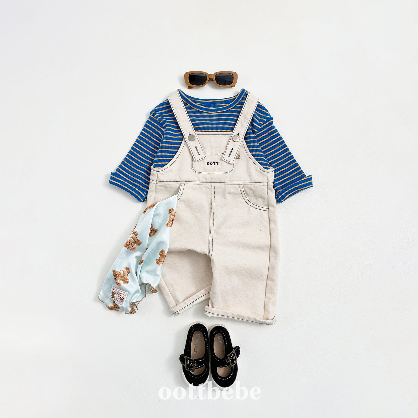 韓國童裝 | OT25327 Denim Overall