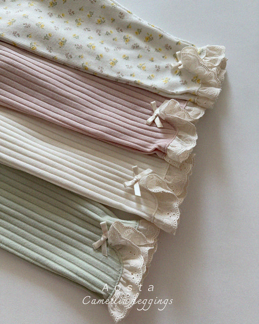 韓國童裝 26春 | AO26102 Camellia Leggings