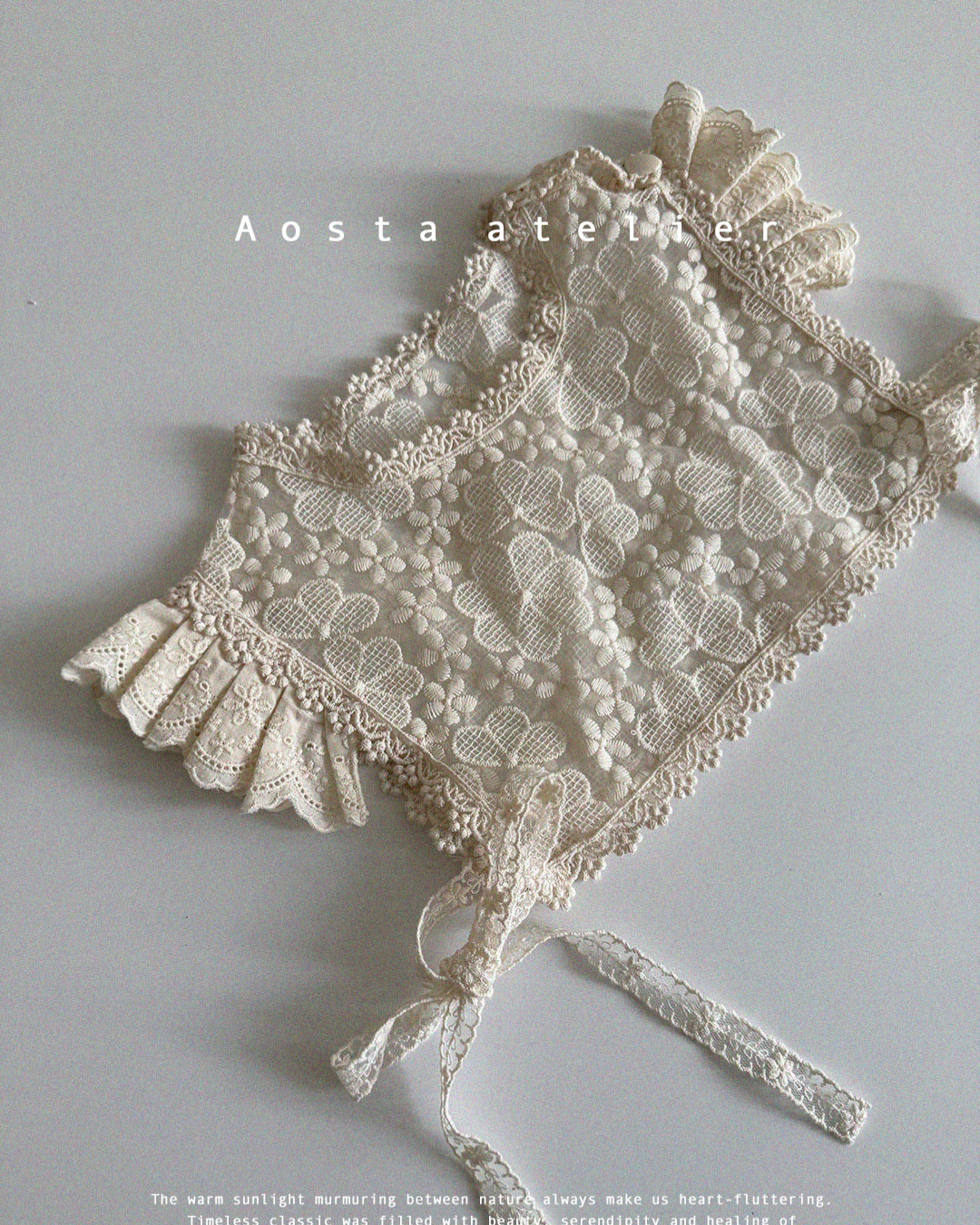 韓國童裝 25春 | AO25114 LACE VEST