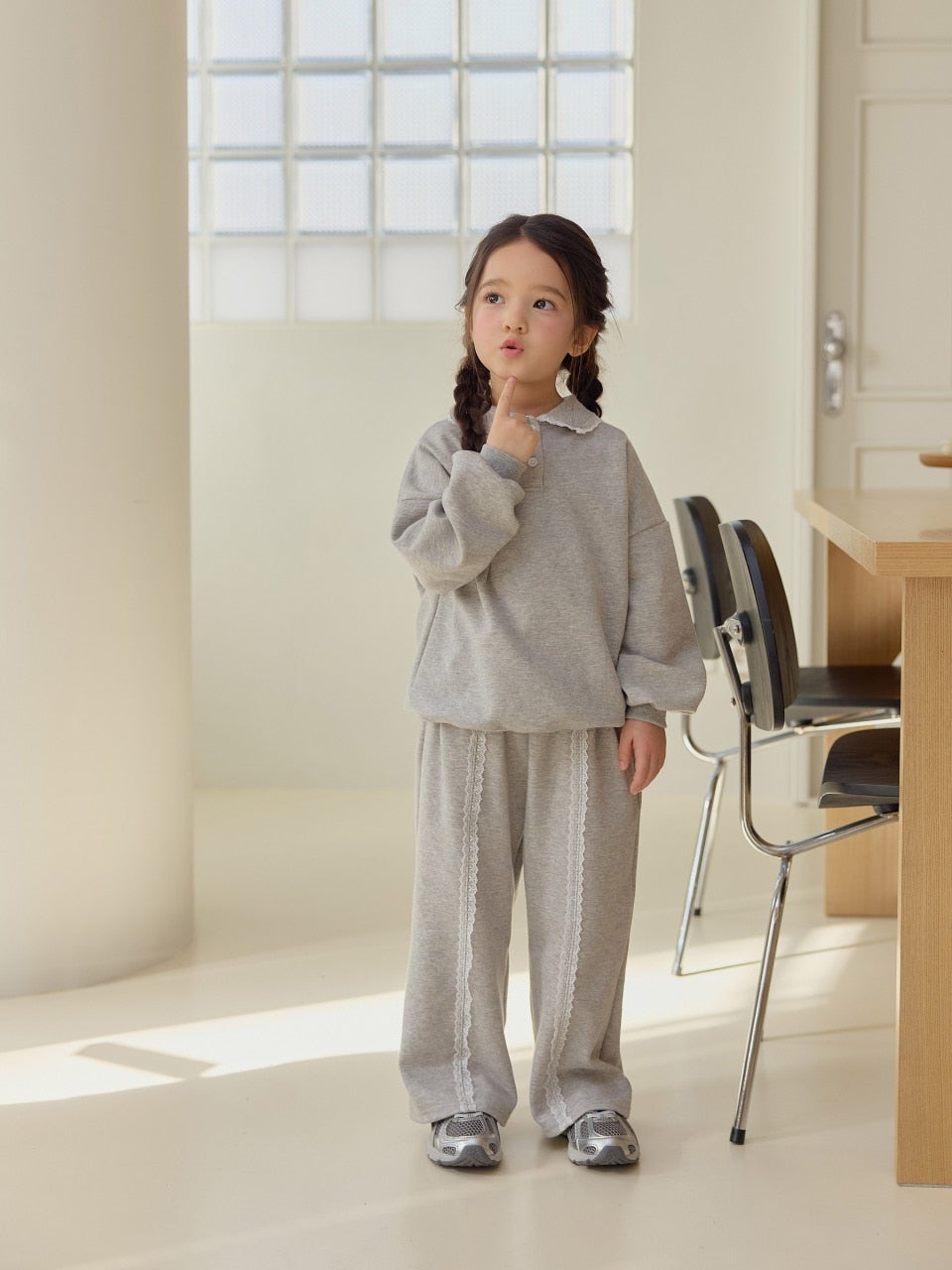 韓國童裝 26春 | DD08 蕾絲套裝 (75~140cm)