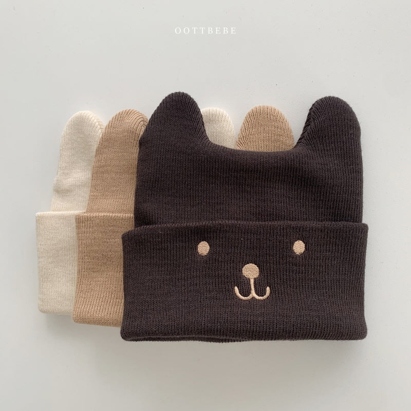 韓國童裝 | OT25372 Bear Bear Beanie
